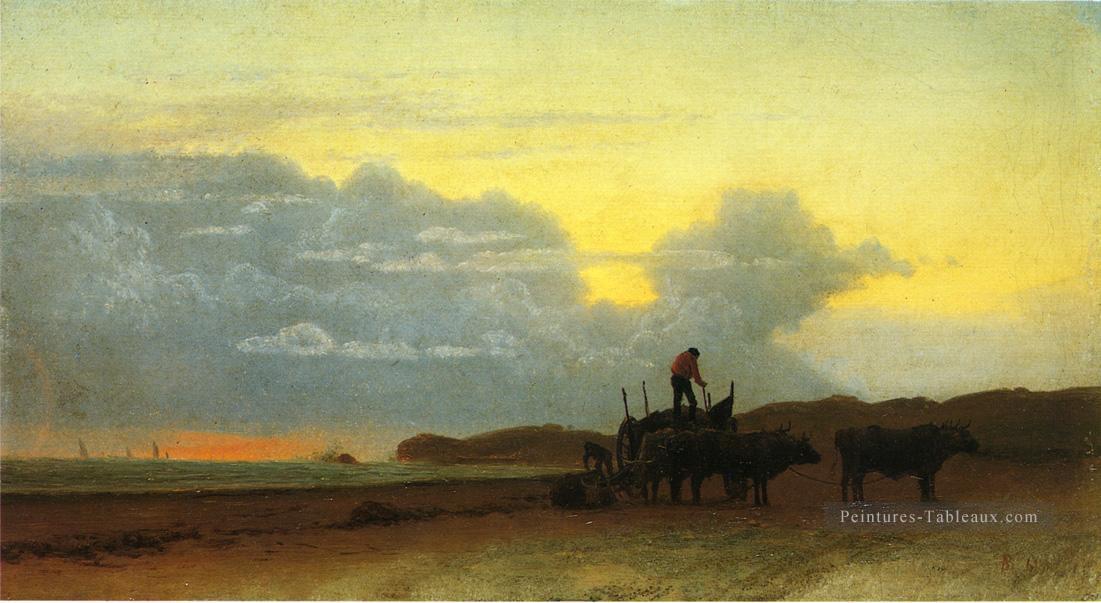 Coastal View Newport Albert Bierstadt Peintures à l'huile